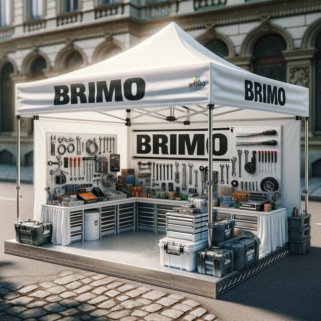 tenda di vendita per ricambi auto